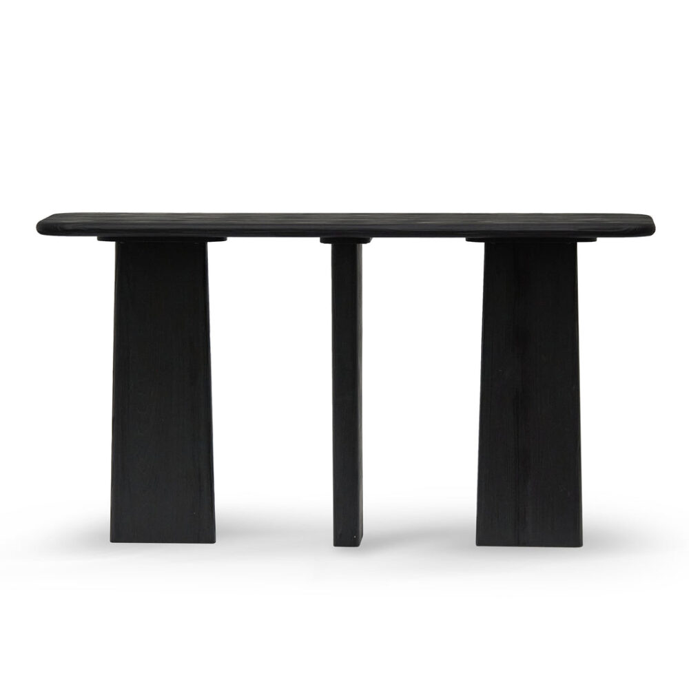 Herrera 1.6m Console Table - Full Black - Image 4