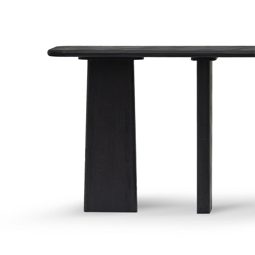 Herrera 1.6m Console Table - Full Black - Image 9