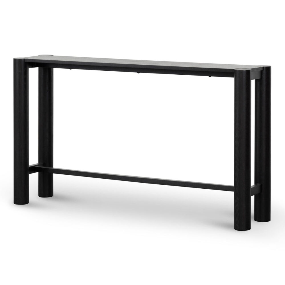 Kole 1.5m Console Table - Full Black