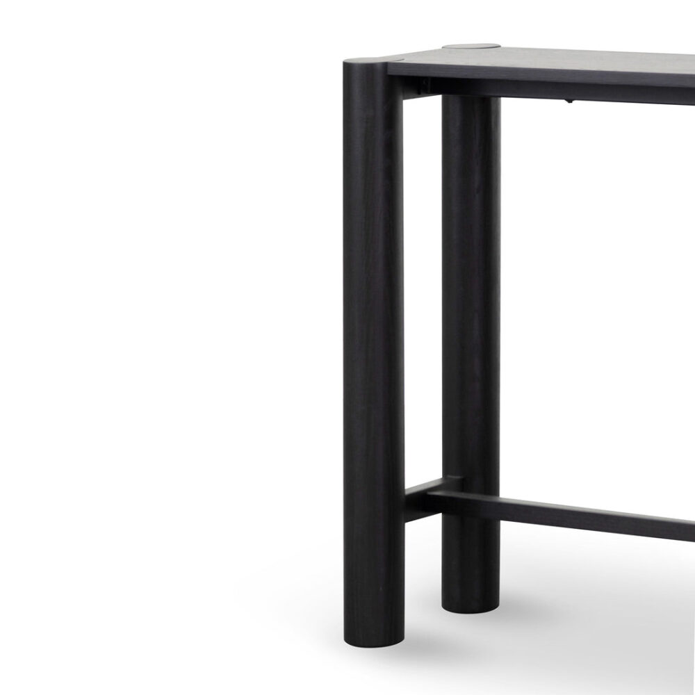 Kole 1.5m Console Table - Full Black - Image 3