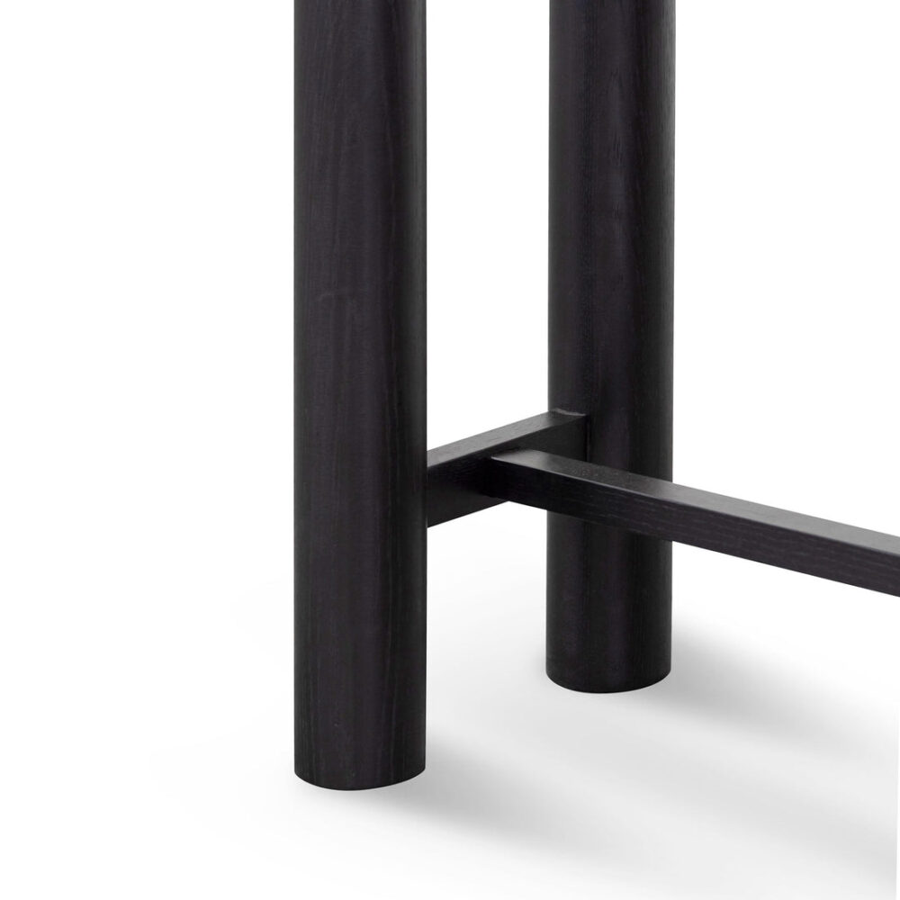 Kole 1.5m Console Table - Full Black - Image 4