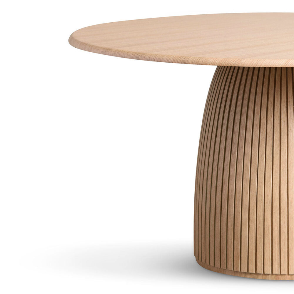 Tonya 1.4m Round Dining Table - Natural - Image 6