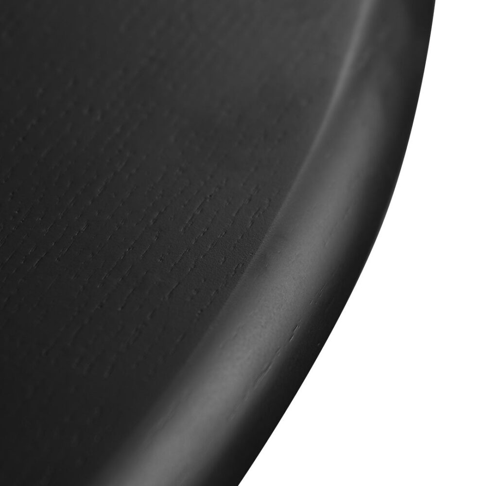 Tonya 1.4m Round Dining Table - Full Black - Image 4