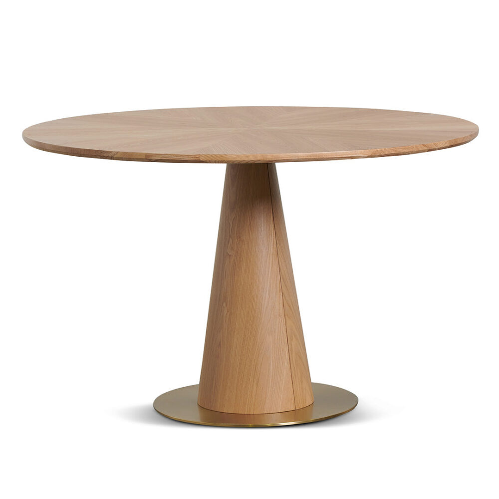 Leonardo 1.2m Round Dining Table - Natural - Image 4