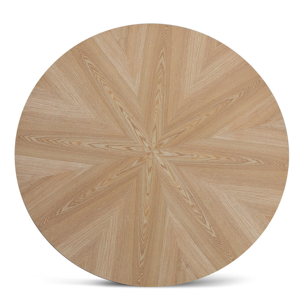 Leonardo 1.2m Round Dining Table - Natural - Image 2
