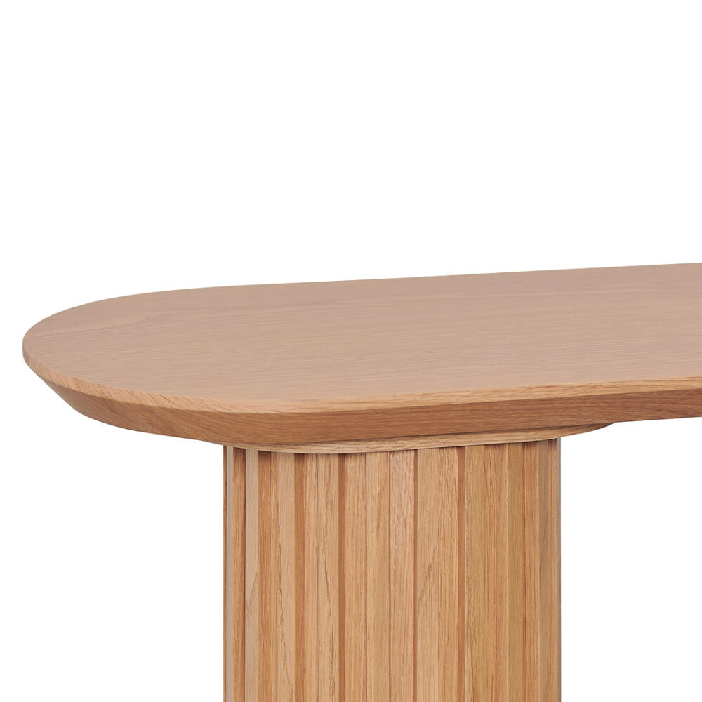 Marty 1.4m Console Table - Natural Oak - Image 4