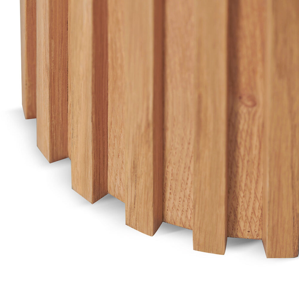 Marty 1.4m Console Table - Natural Oak - Image 7