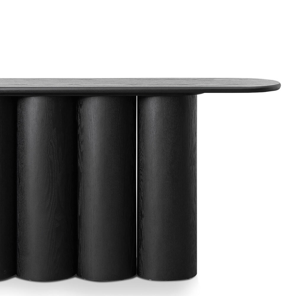 Harlow 1.7m Console Table - Full Black - Image 9