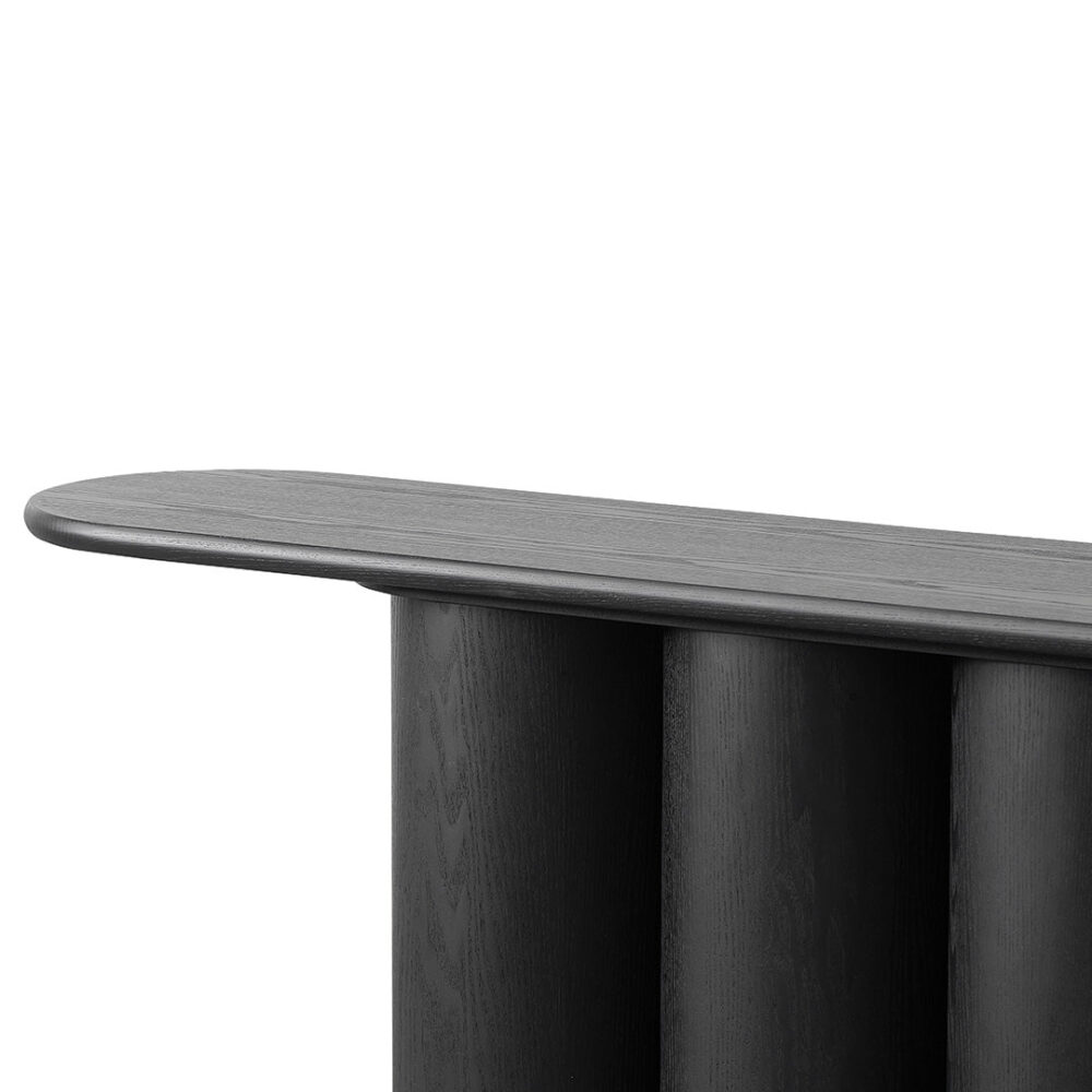 Harlow 1.7m Console Table - Full Black - Image 4