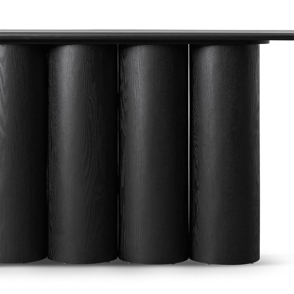 Harlow 1.7m Console Table - Full Black - Image 10