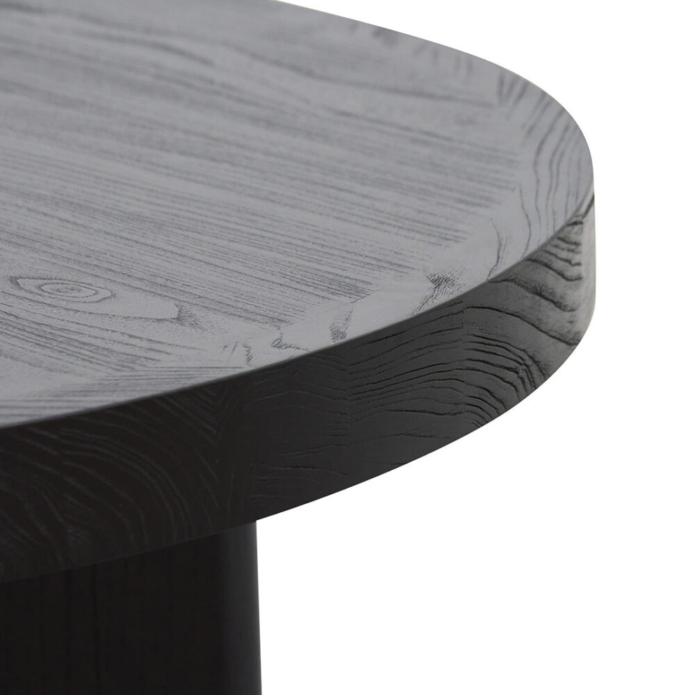 Teresa 2.8m oval dining table - Black - Image 4