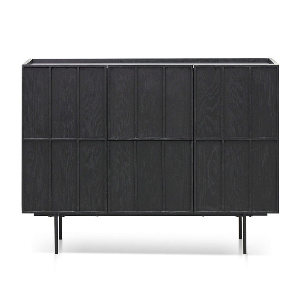 Aniya 1.2m Buffets Unit - Full Black - Image 2