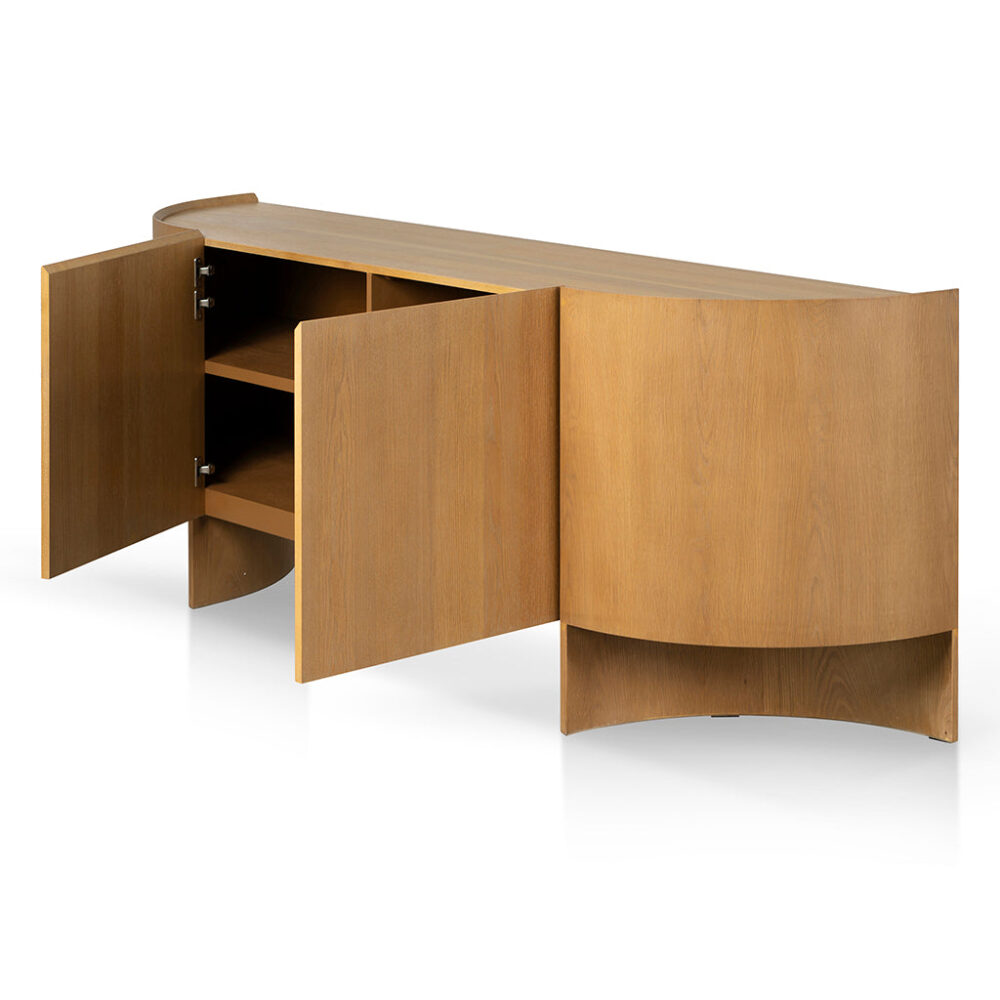 Sohvi 2.2m Buffet Unit - Dusty Oak - Image 5