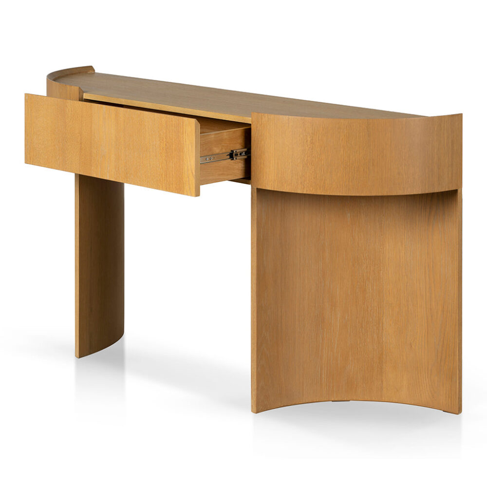 Sohvi 1.5m Console Table - Dusty Oak - Image 5