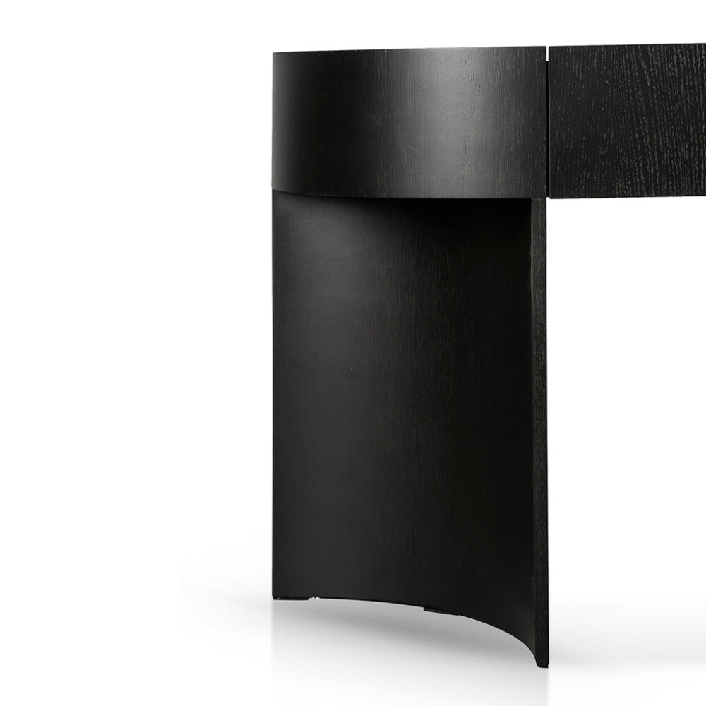Sohvi 1.5m Console Table - Textured Espresso Black - Image 9