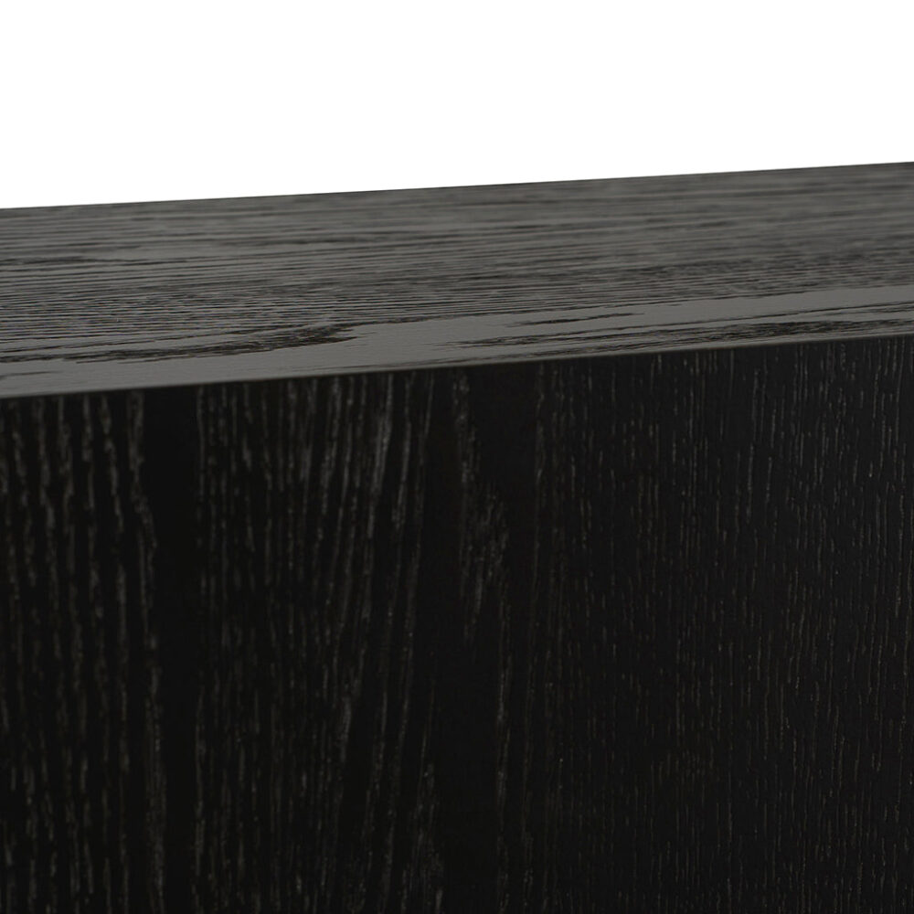 Sohvi 1.5m Console Table - Textured Espresso Black - Image 7