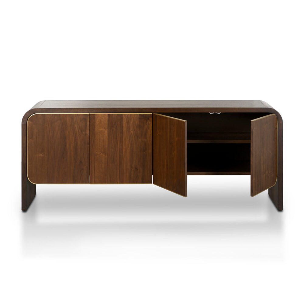 Boran 2m Buffet Unit - Walnut - Image 4