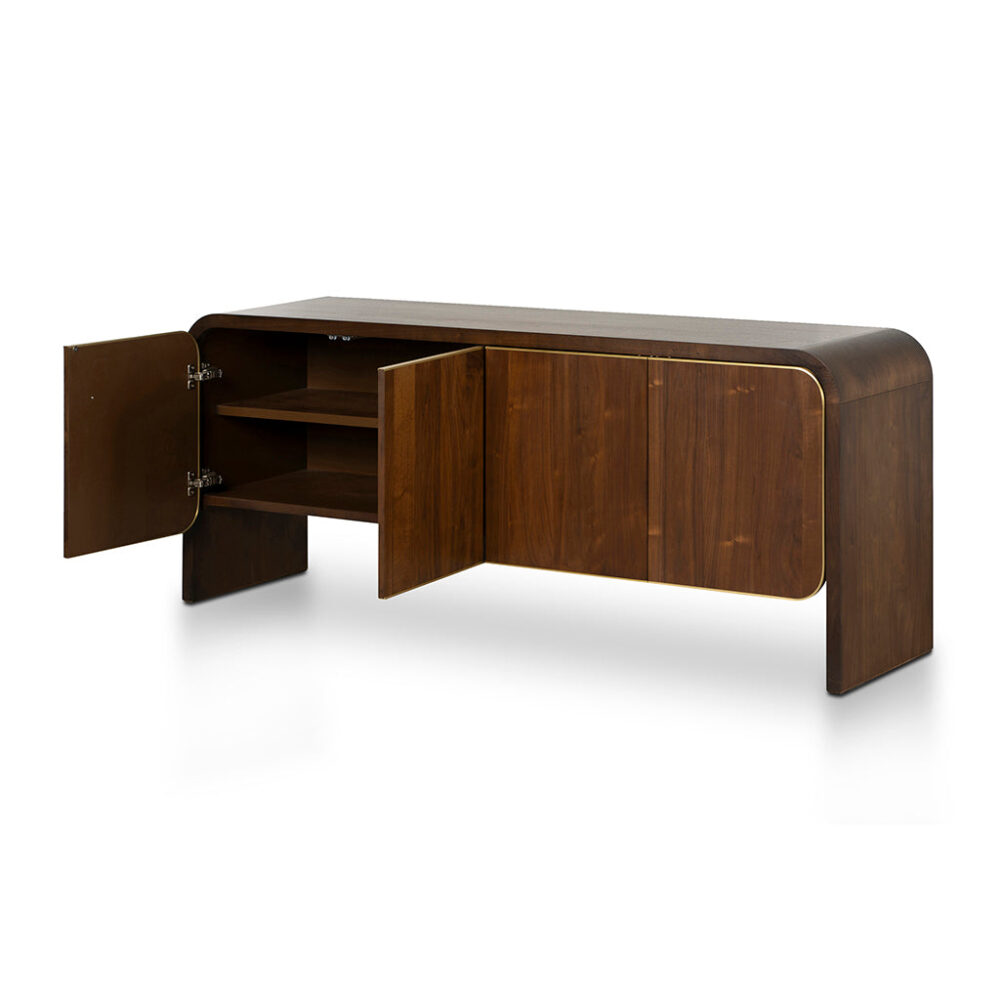 Boran 2m Buffet Unit - Walnut - Image 5