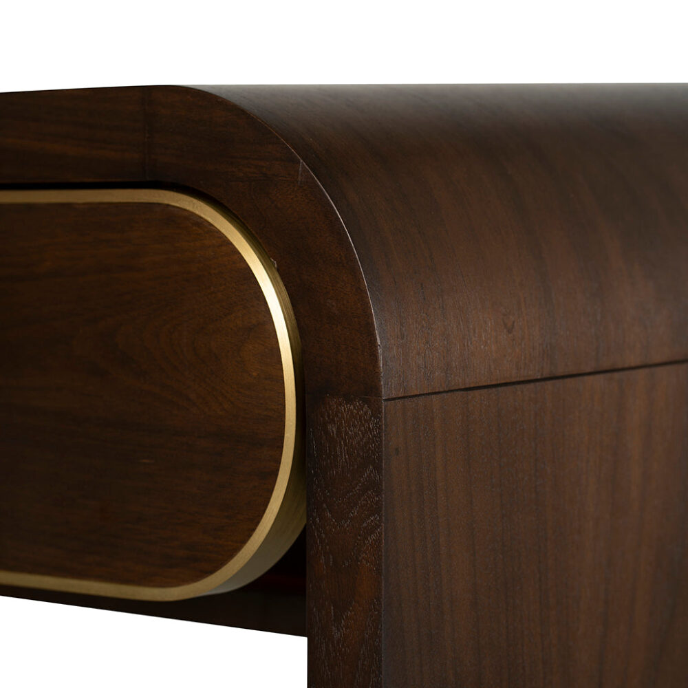 Boran 1.5m Console Table - Walnut - Image 7