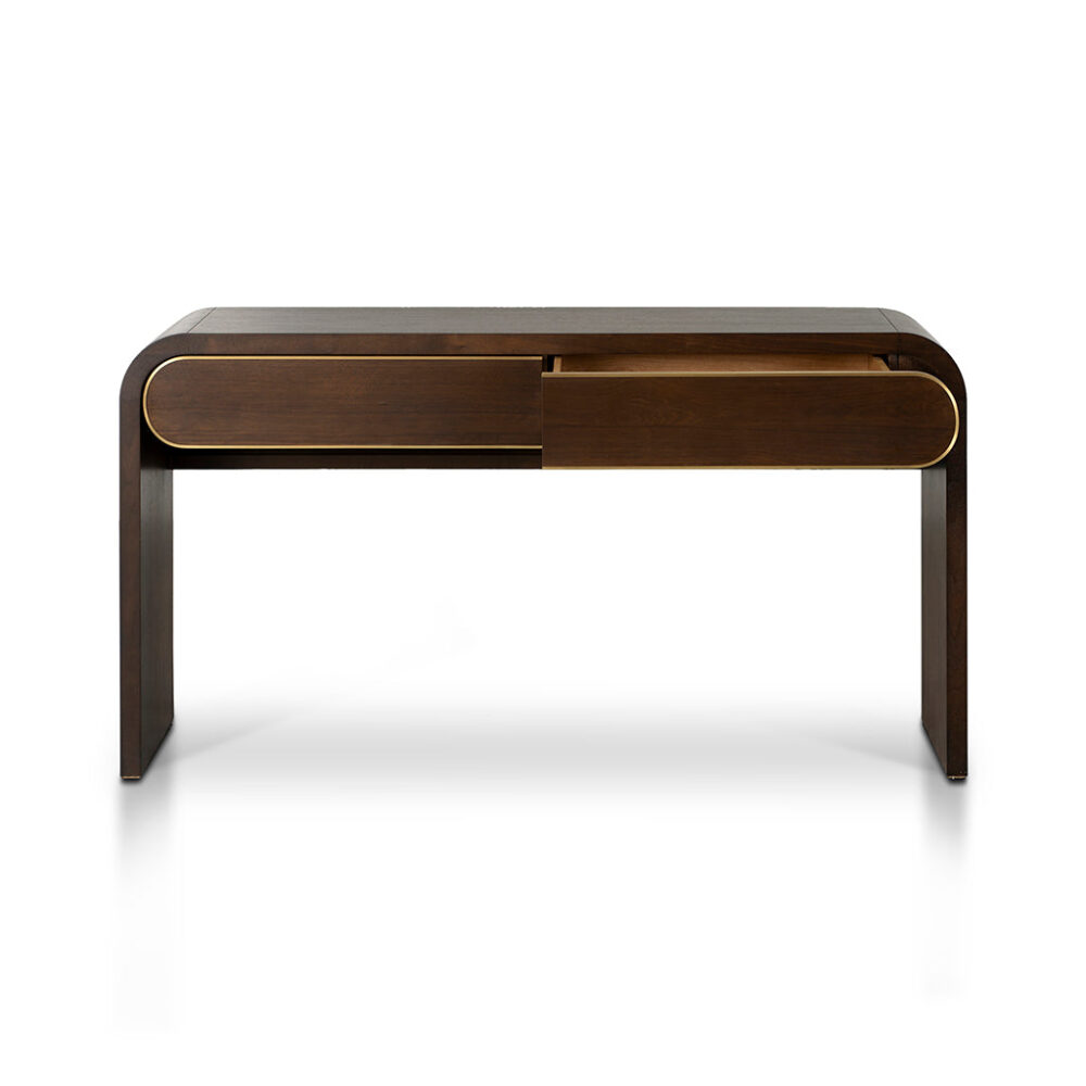 Boran 1.5m Console Table - Walnut - Image 4