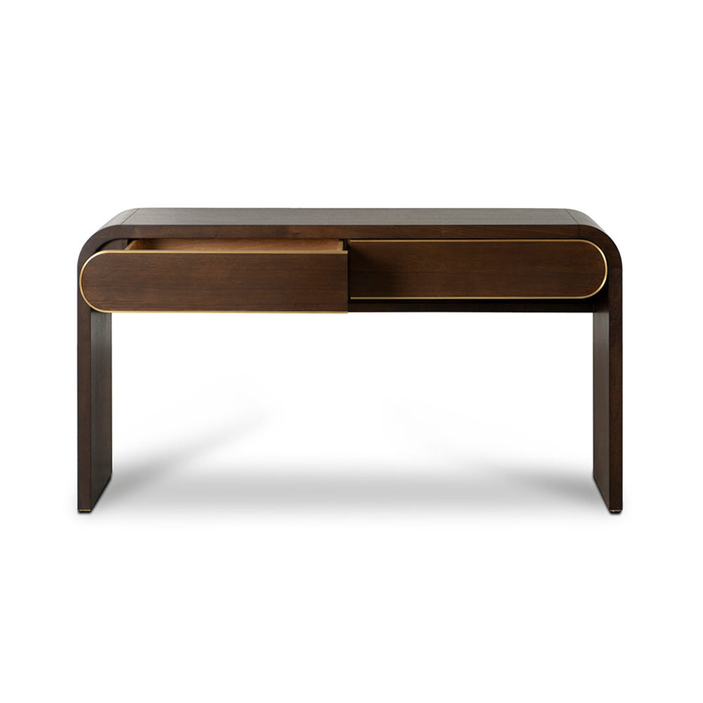 Boran 1.5m Console Table - Walnut - Image 5