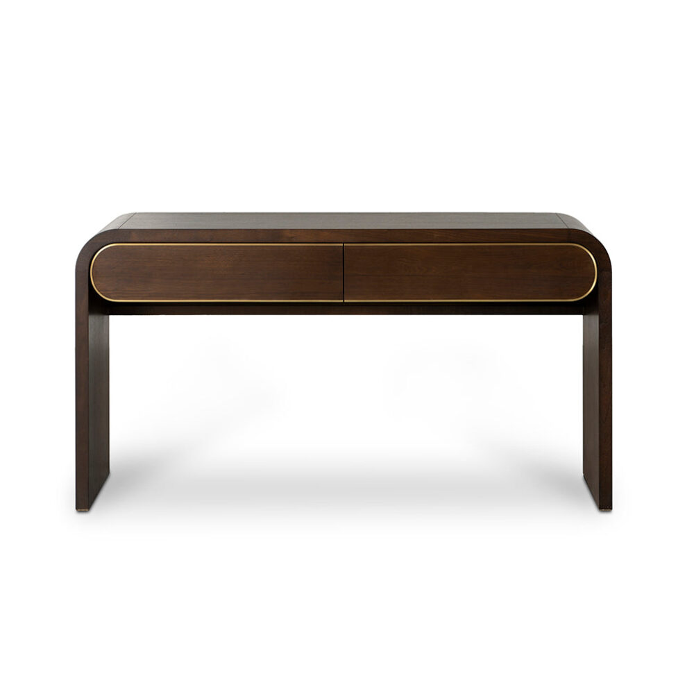Boran 1.5m Console Table - Walnut - Image 2