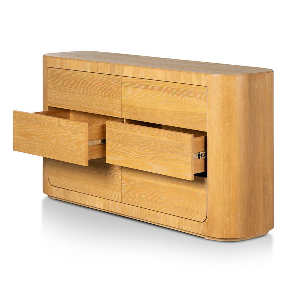 Navin 1.6m Dresser Unit - Dusty Oak - Image 9