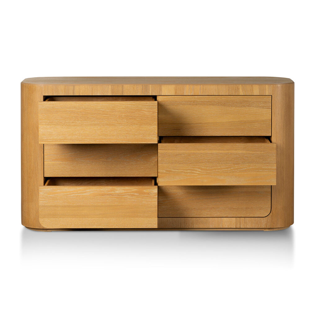 Navin 1.6m Dresser Unit - Dusty Oak - Image 7