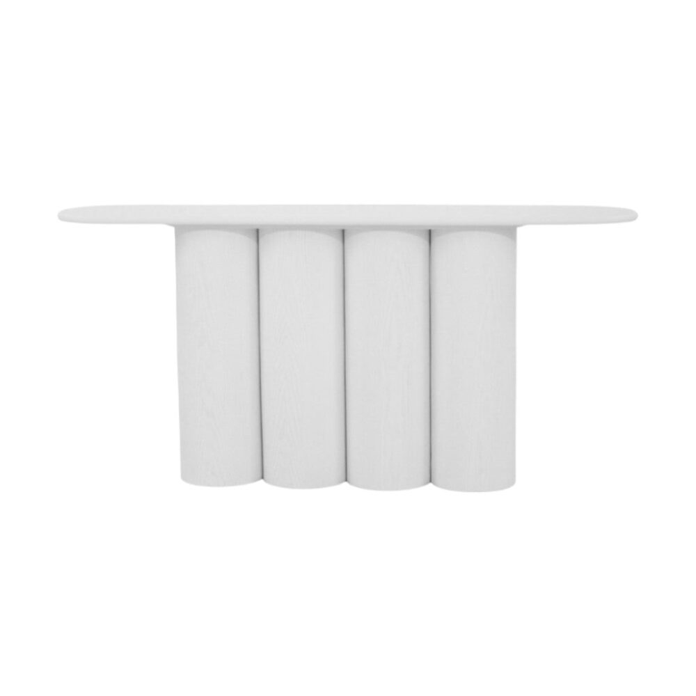 Harlow 1.7m Console Table - Full White - Image 5