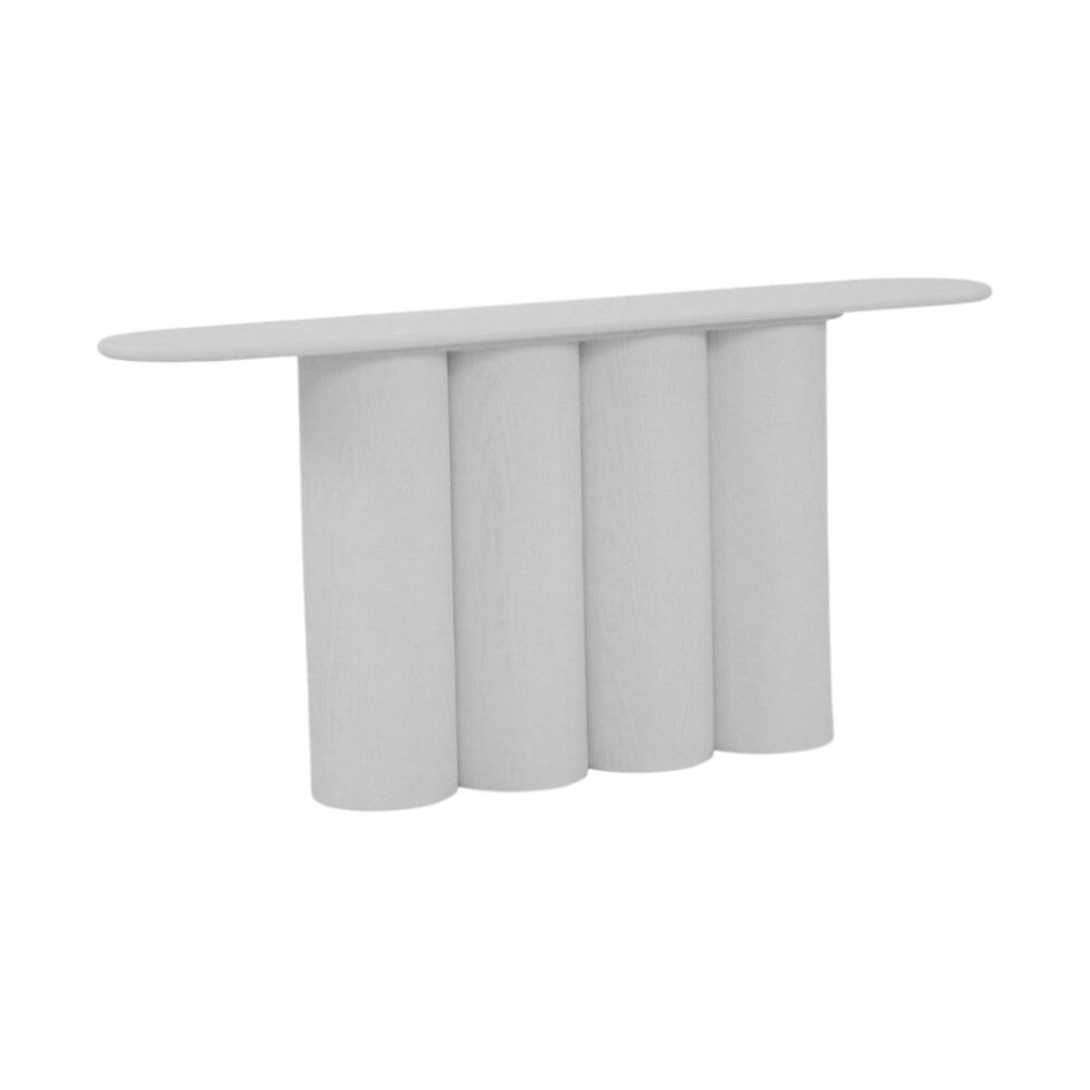Harlow 1.7m Console Table - Full White - Image 2
