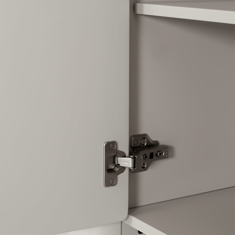 Ariyah 1.6m Sideboard Unit - Light Grey - Image 5