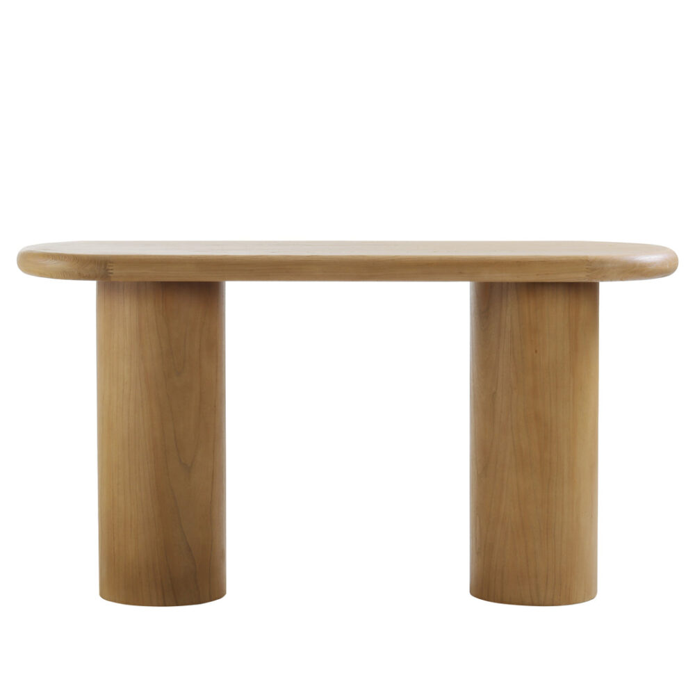 Alida 1.52m New Elm Console Table - Natural - Image 2