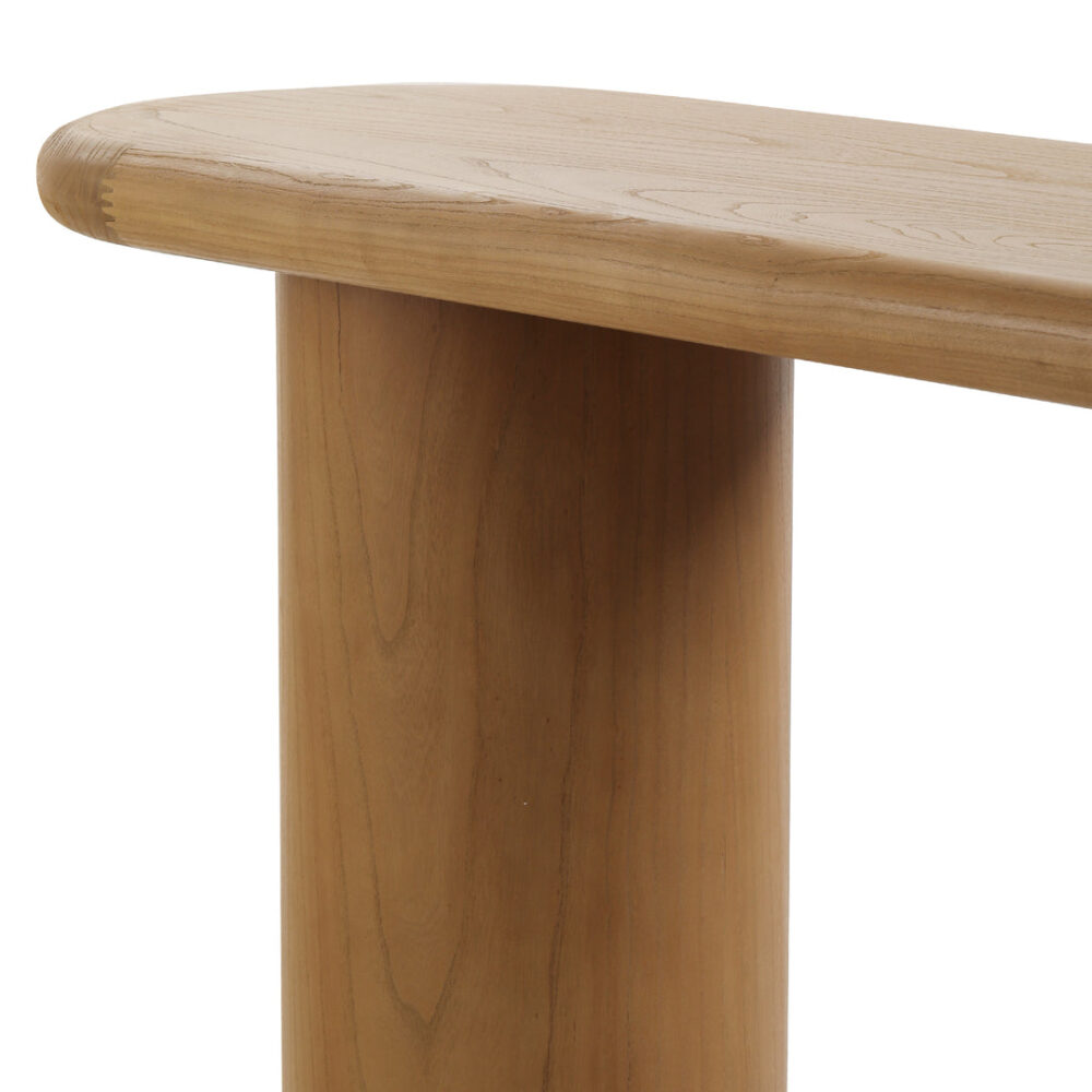 Alida 1.52m New Elm Console Table - Natural - Image 3
