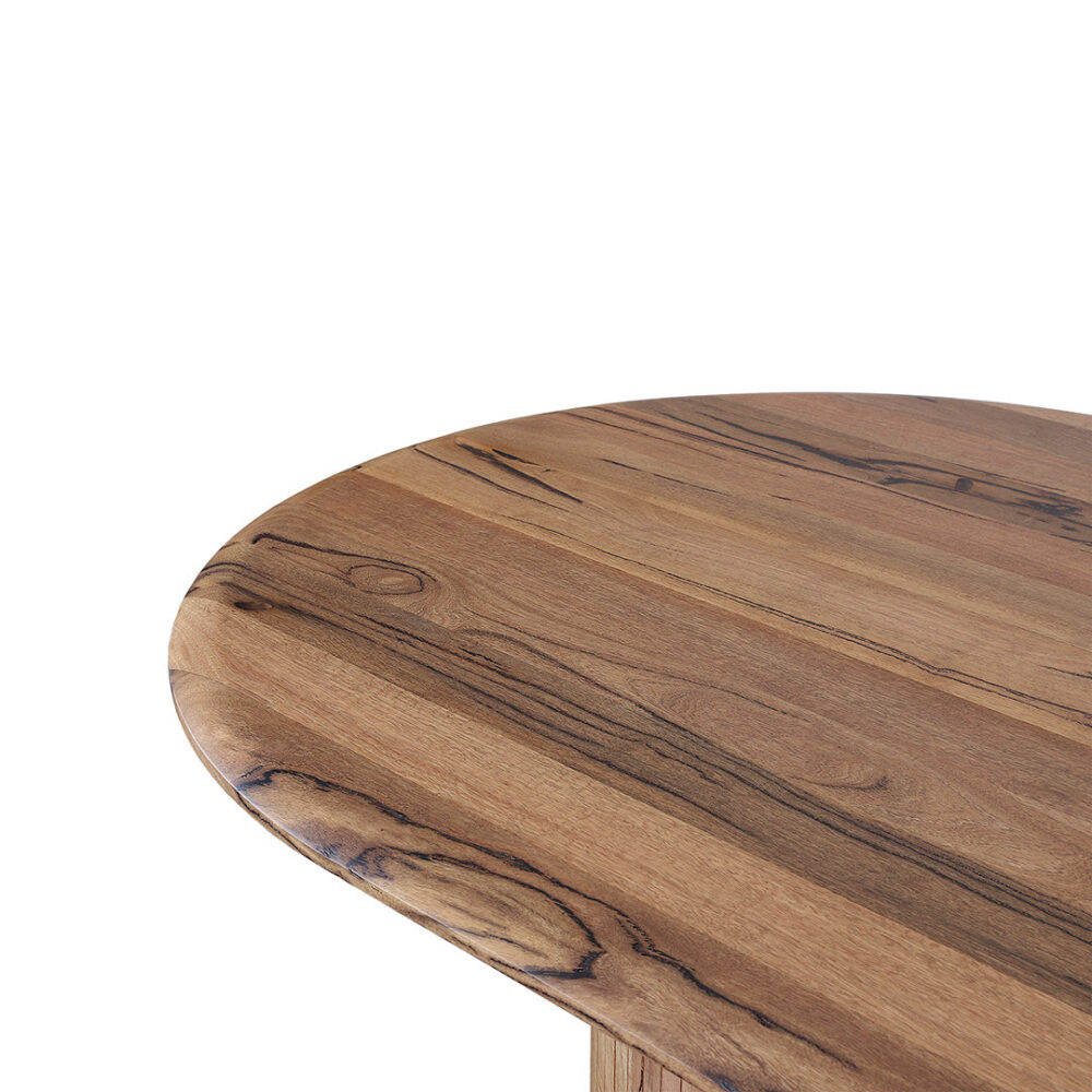 Adsila 2.4m Oval Dining Table - Natural - Image 5