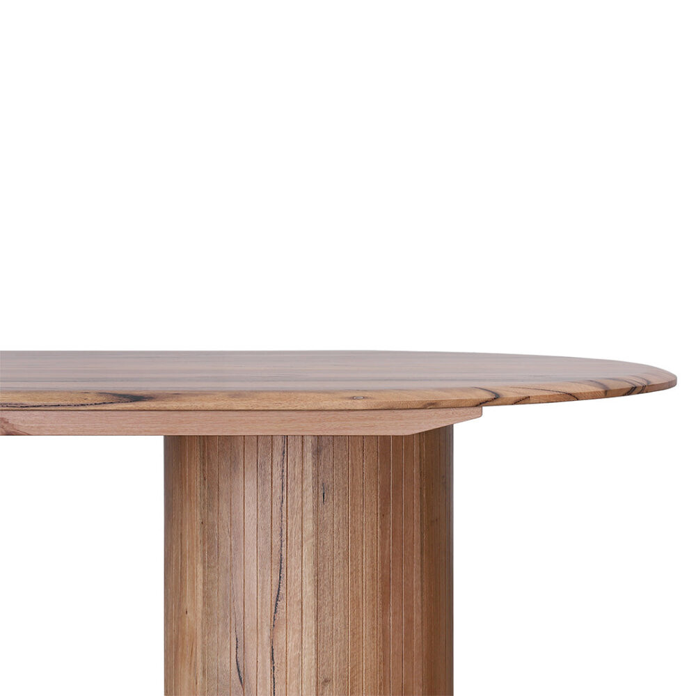 Adsila 2.4m Oval Dining Table - Natural - Image 4