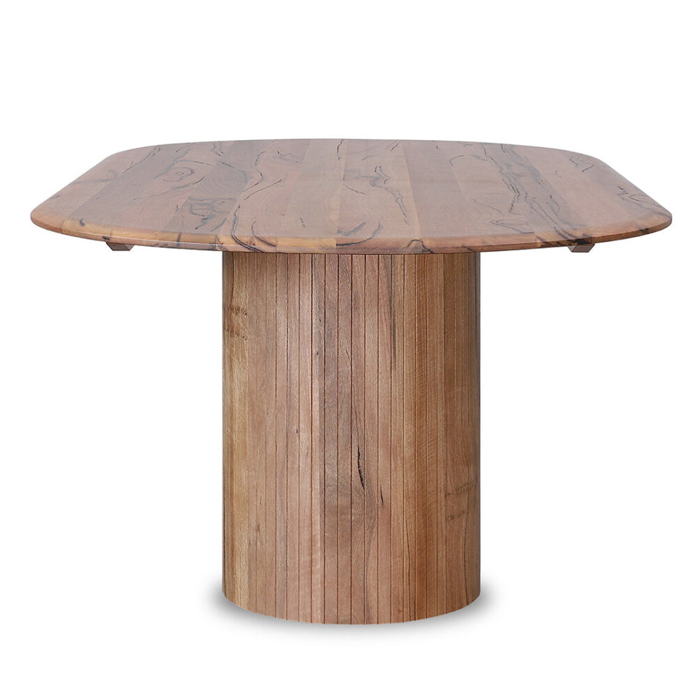 Adsila 2.4m Oval Dining Table - Natural - Image 7