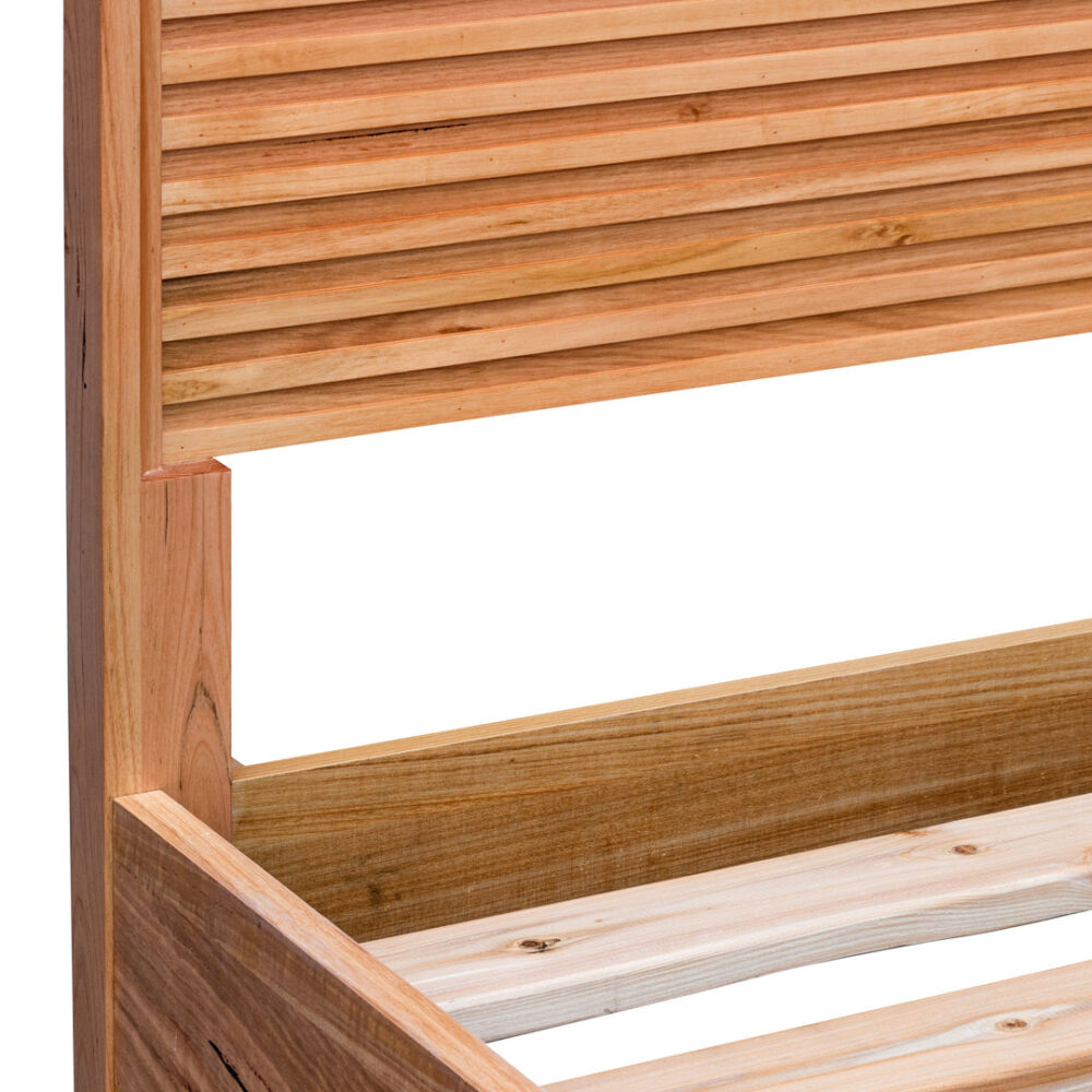 Amparo Queen Bed Frame - Messmate - Image 8