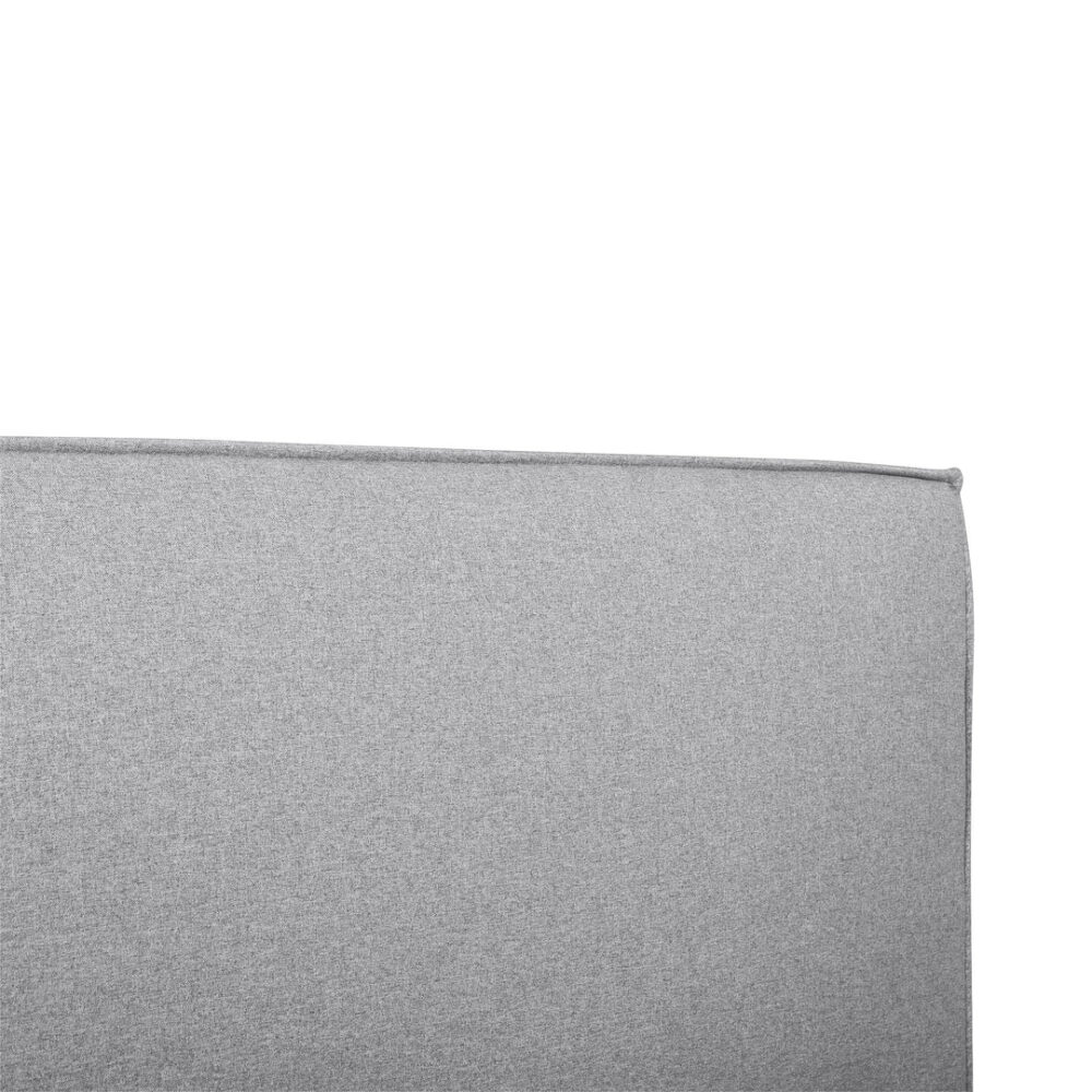 Ex Display - Castillo Fabric King Bed Frame - Pearl Grey - Image 7