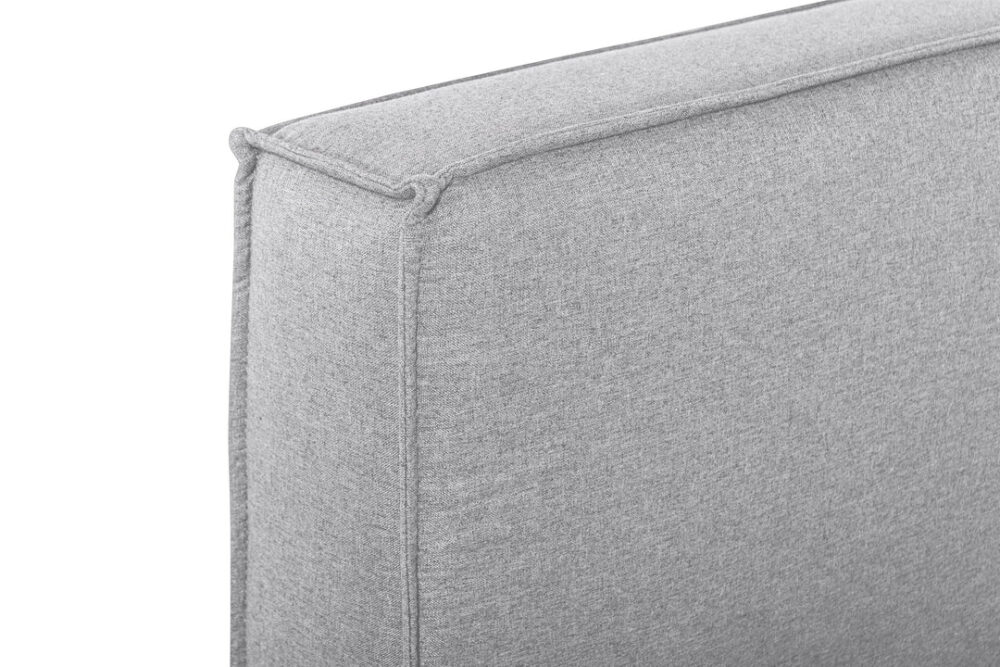 Ex Display - Castillo Fabric King Bed Frame - Pearl Grey - Image 8