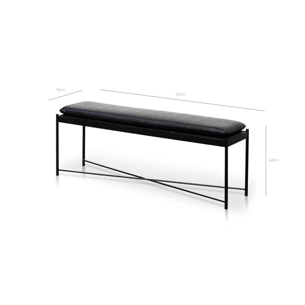 Carol Ottoman - Black - Image 8