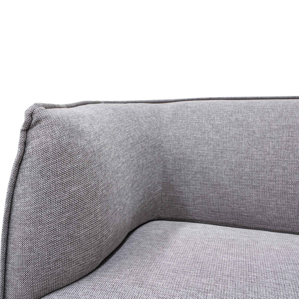Chapman 2 Seater Fabric Sofa- Graphite Grey - Image 8