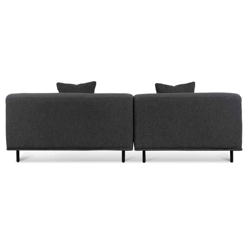 Jasleen Left Chaise Sofa - Charcoal Boucle - Image 10