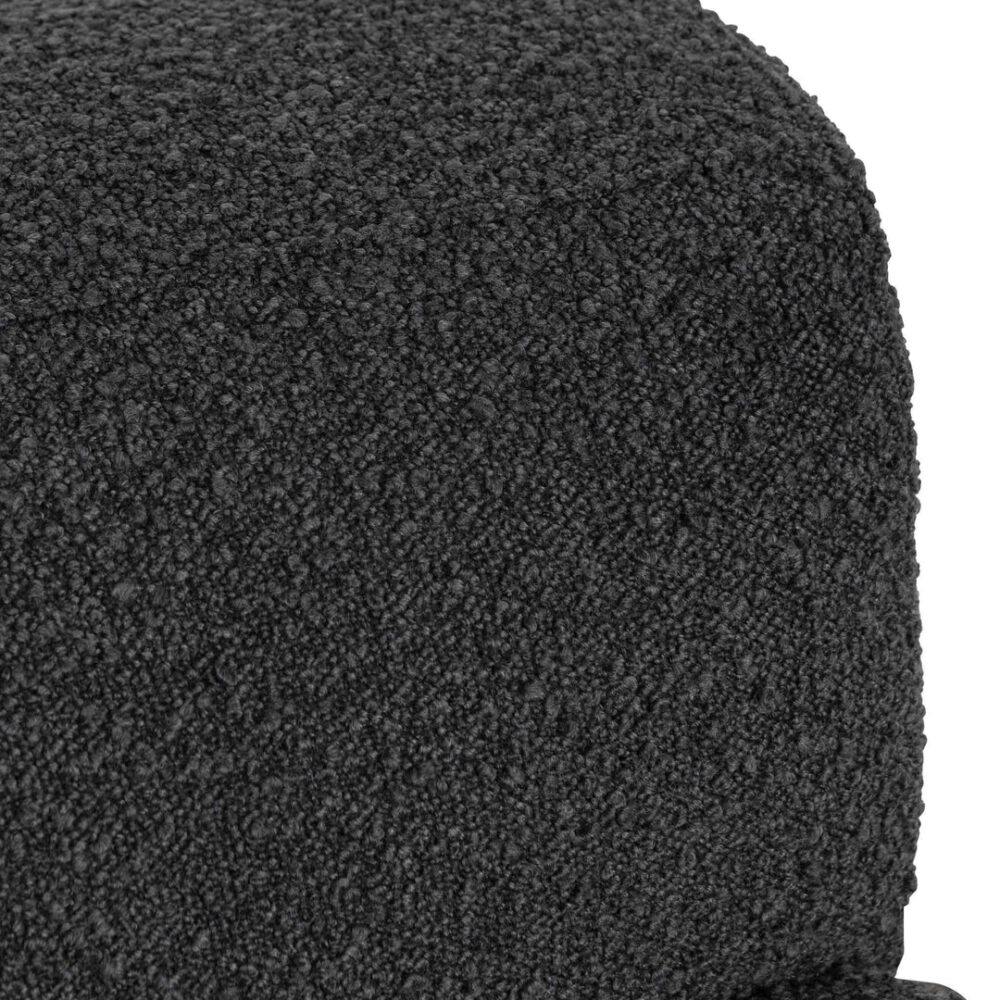 Jasleen Left Chaise Sofa - Charcoal Boucle - Image 9