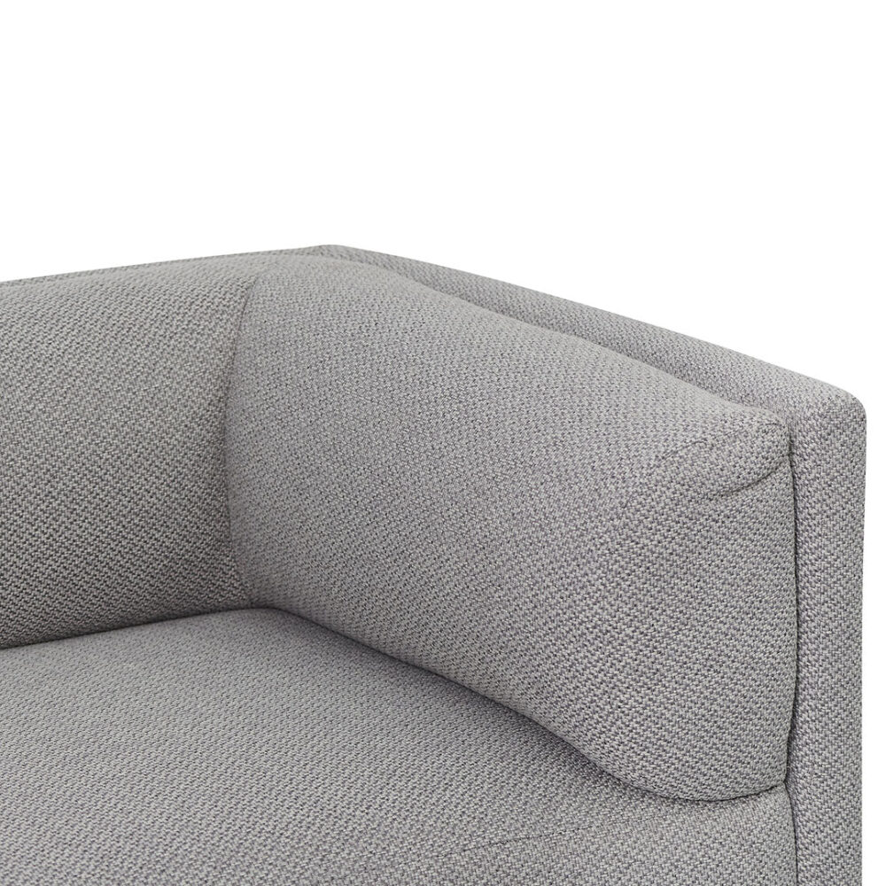 Mullen 4 Seater Fabric Sofa - Grey - Image 7
