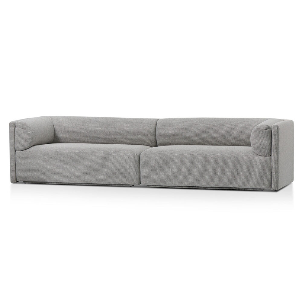 Mullen 4 Seater Fabric Sofa - Grey
