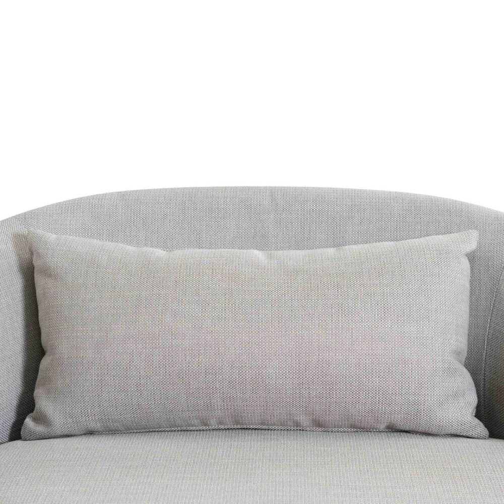 Janis Fabric Armchair - Light Texture Grey - Image 9