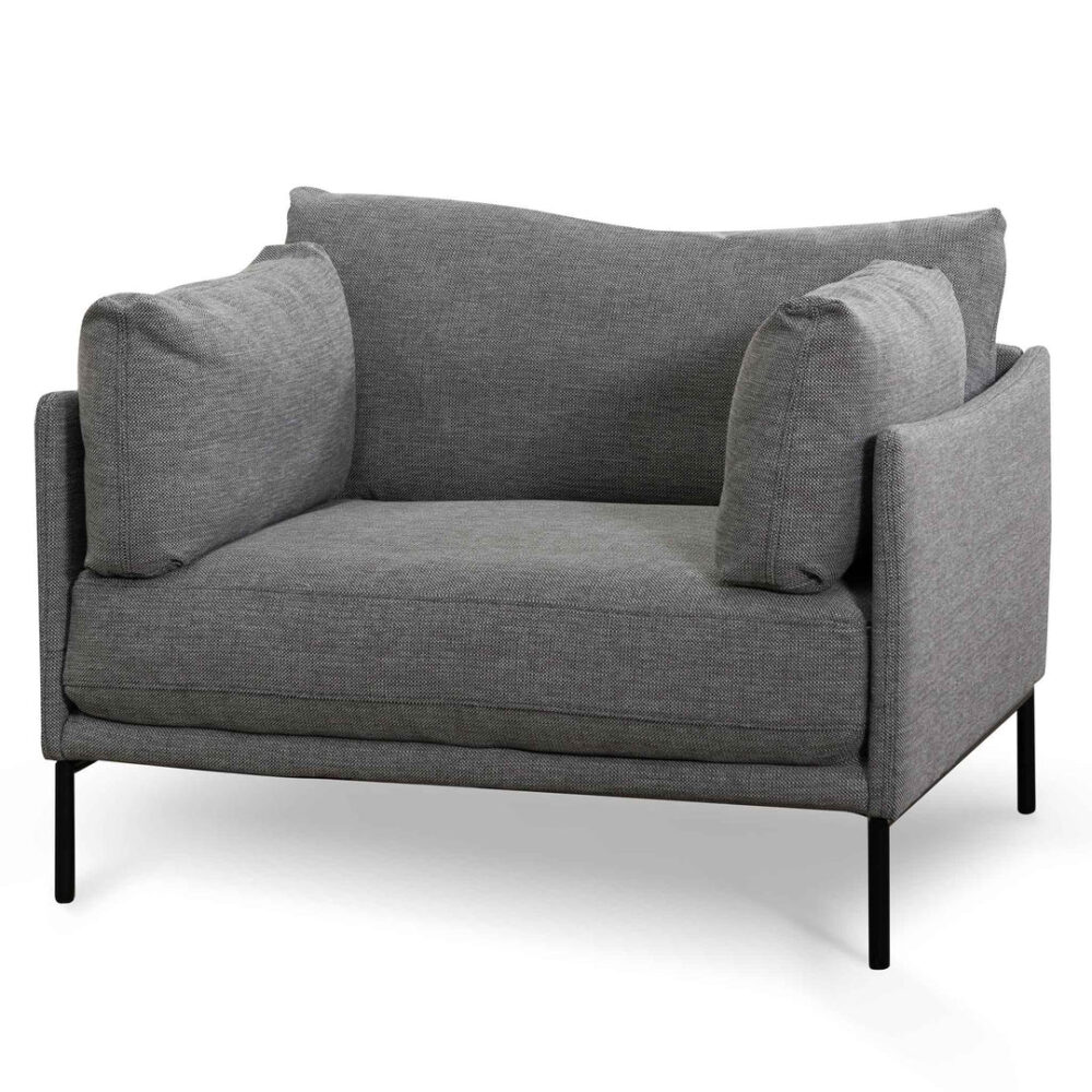 Emilis Armchair - Graphite Grey