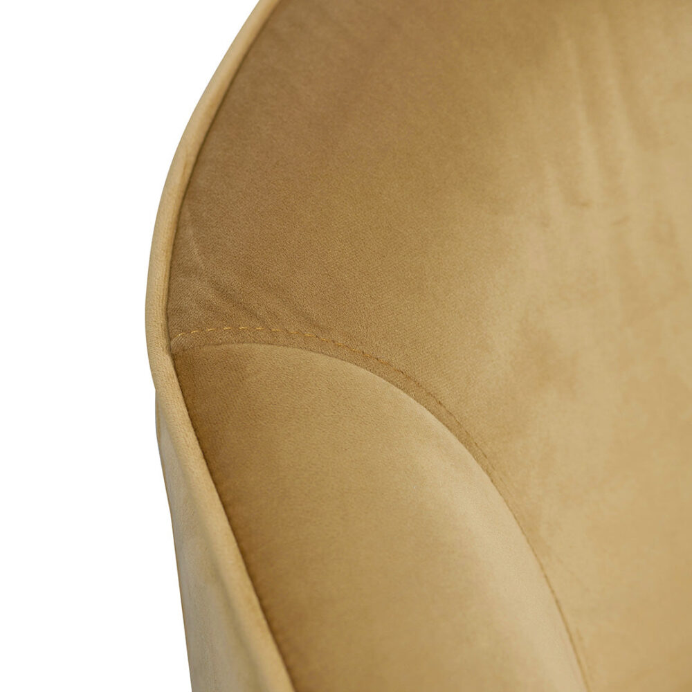 Jerrod Fabric Armchair - Mustard - Image 6