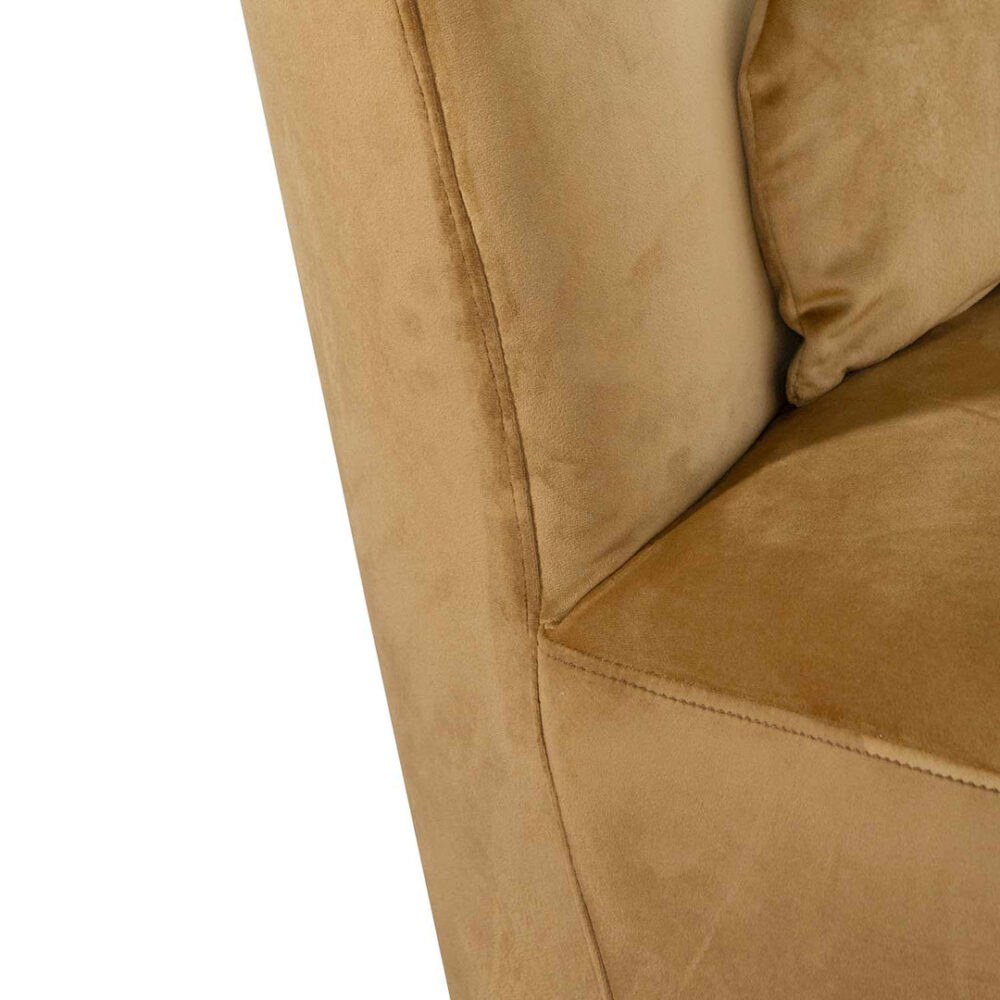 Zamora Swivel Lounge Chair - Mustard - Image 11