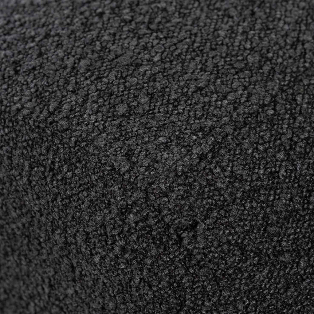 Jasleen Armchair - Charcoal Boucle with Black Legs - Image 10